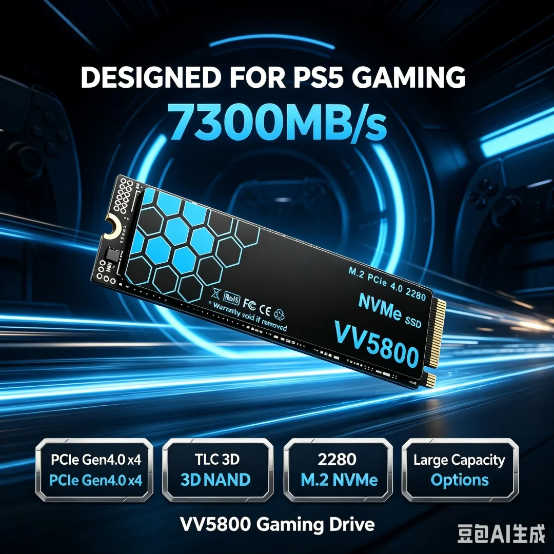 VV5800 SSD NVMe M.2 7300MB/s D - đánh giá và giá Ssd 500Gb