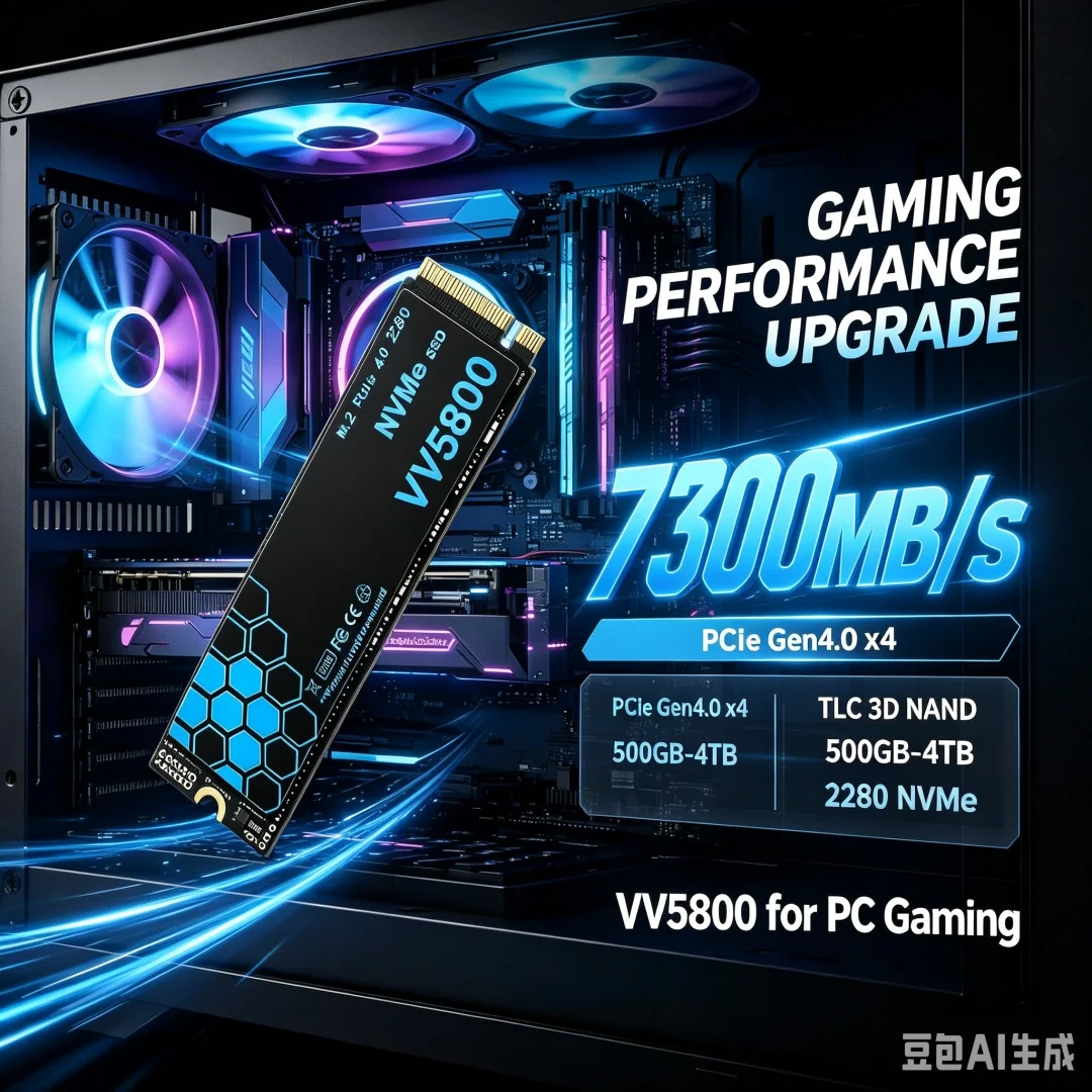 VV5800 SSD NVMe M.2 7300MB/s D - đánh giá và giá Ssd 500Gb