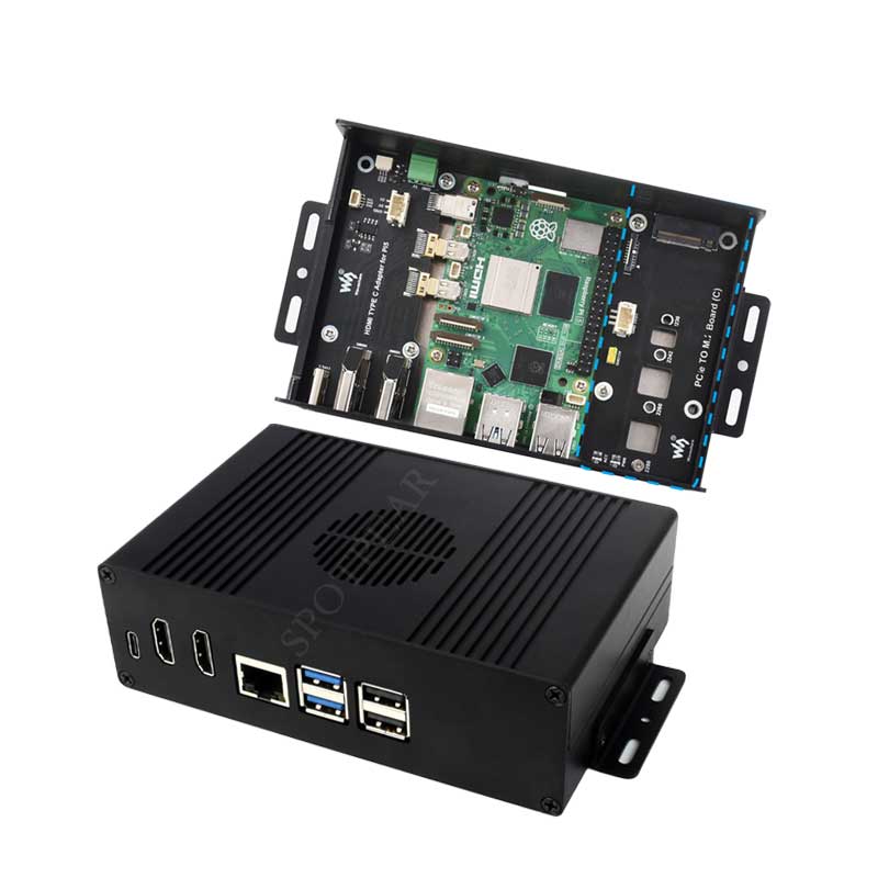 Raspberry Pi 5 Box Case Kit-C  - đánh giá và giá Nvme Ssd