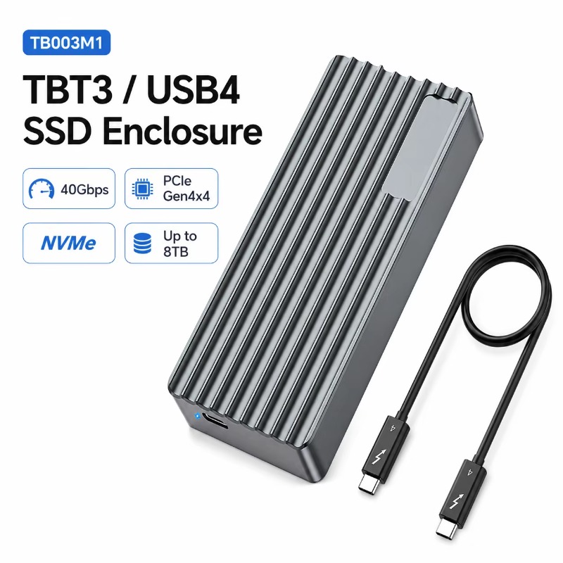 TBT3/USB4 M.2 NVMe SSD Enclosu - đánh giá và giá External Ssd