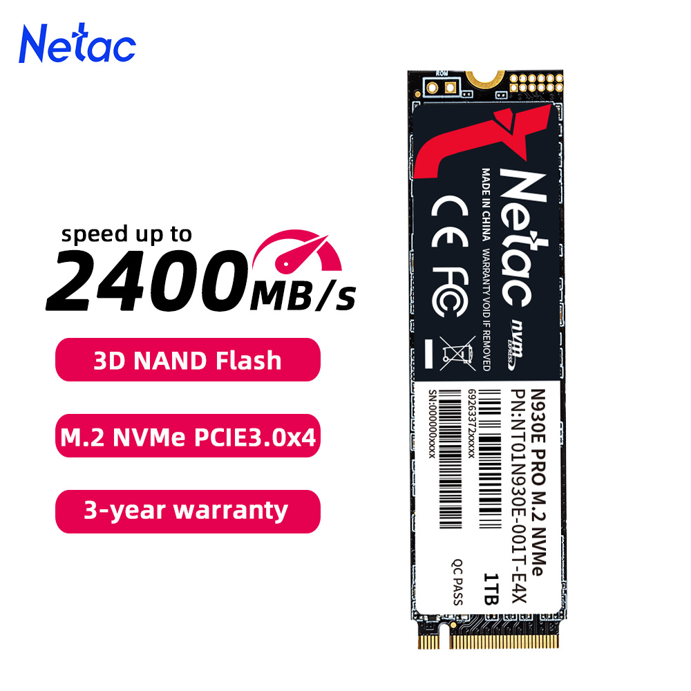 Netac NVMe SSD M.2 1TB 512GB 1 - đánh giá và giá Ssd 500Gb