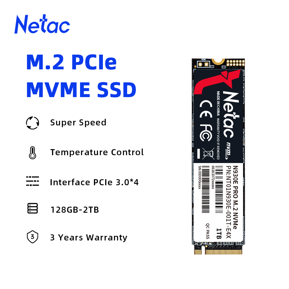 Netac NVMe SSD M.2 1TB 512GB 1 - đánh giá và giá Ssd 500Gb